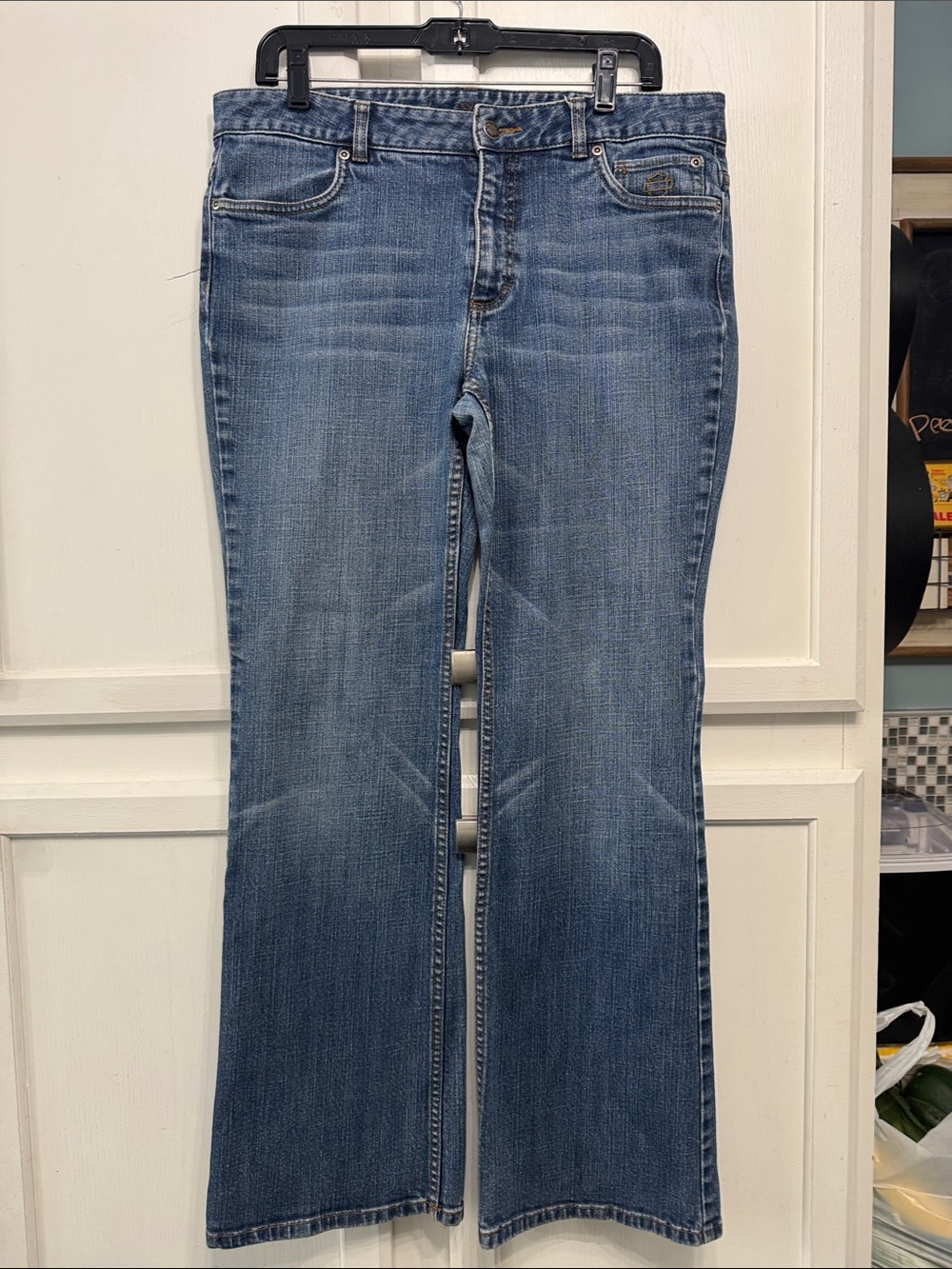 Harley-Davidson Women's Medium Blue Bootcut Jeans